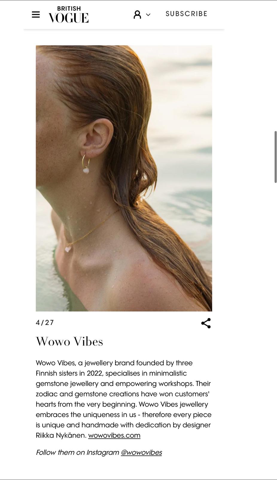 British Vogue WOWO vibes