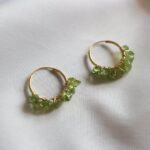Play with me earrings peridot