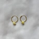 Minimalist beauty -korvakorut sitruunajade