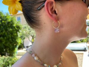 Time to ZEN -ametistikorvakorut - WOWO vibes Time to ZEN -ametistikorvakorut