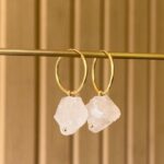 Time to LOVE -ruusukvartsikorvakorut