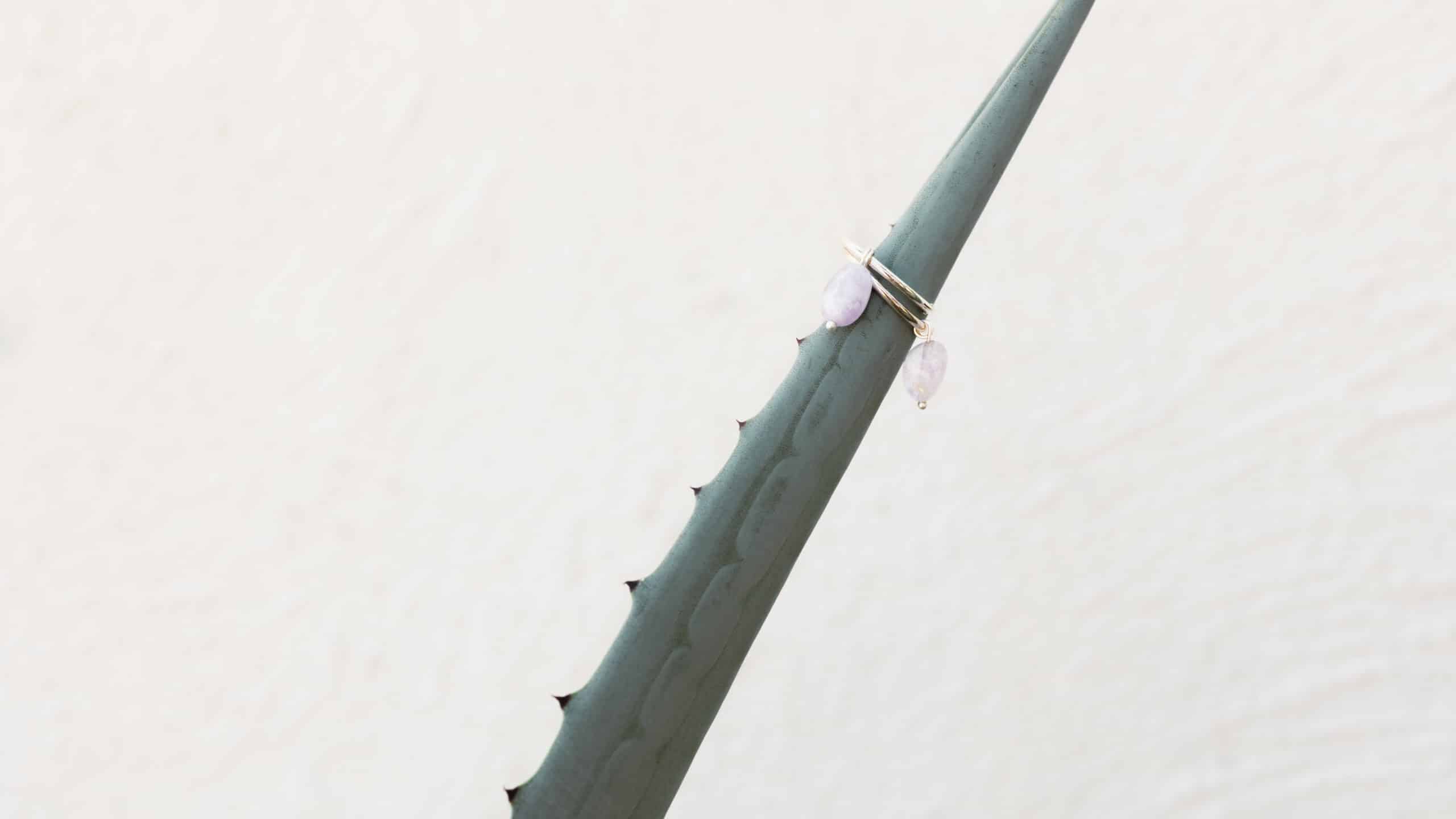 Ametistikivi laventelin värisenä - WOWO vibes Ametistikivi laventelin värisenä