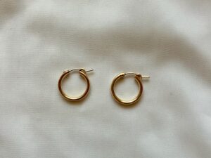 14k gold filled saranalukollinen korvarengas