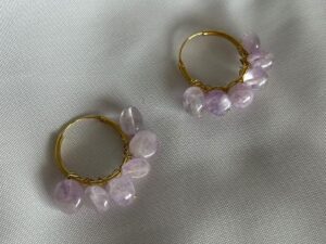 Play with me korvakorut ametistilla